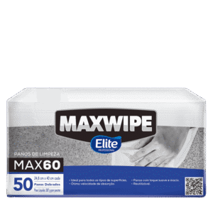 Pano de Limpeza Maxwipe Dobrado Max60 – (Fardo 12X50)
