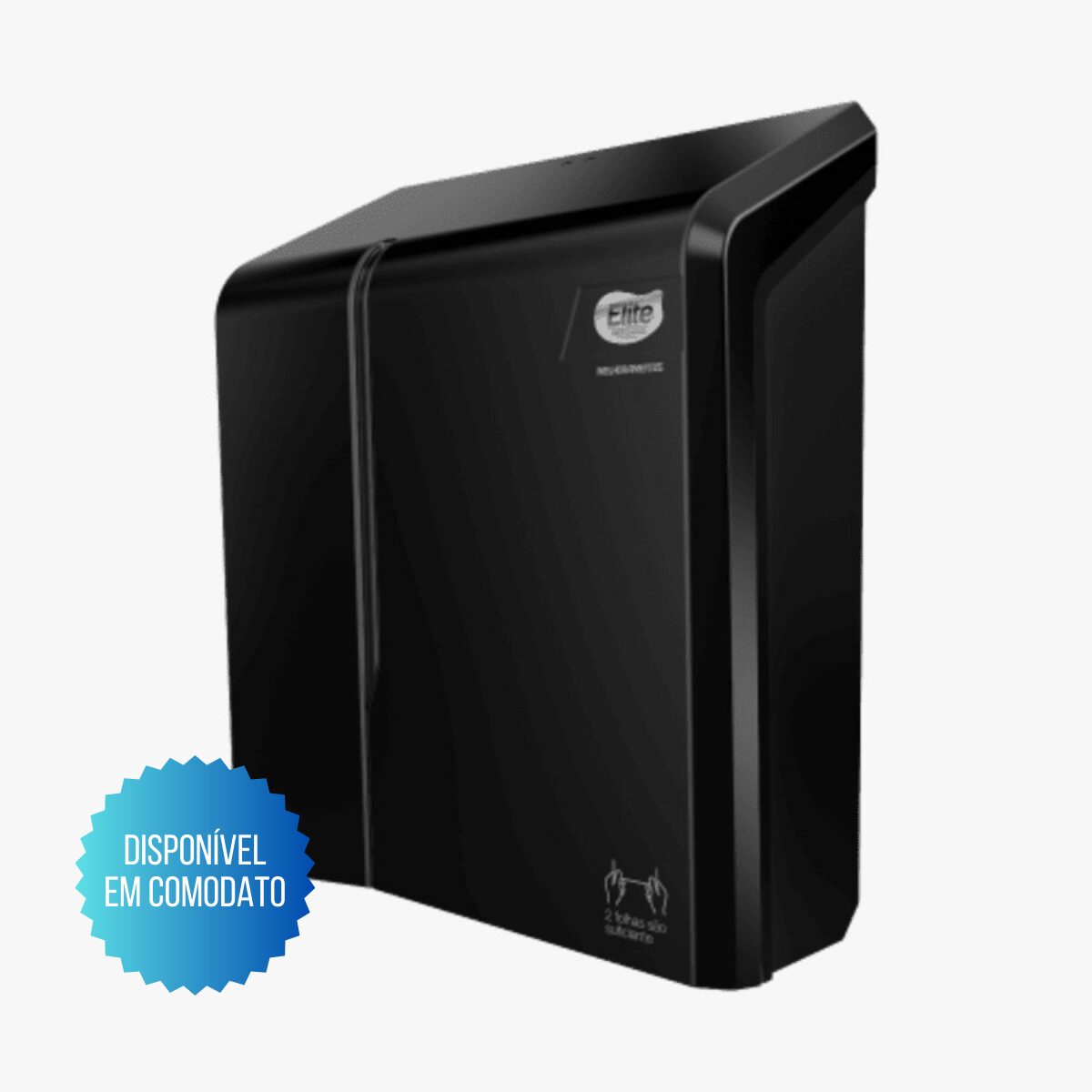 Dispenser de Toalha Interfolhada – (Preto/Preto)