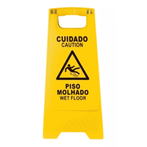 PLACA SINAL COMPACT - PISO MOLHADOS