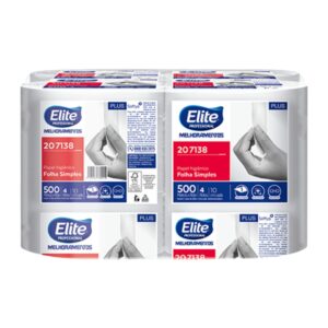 Papel Higiênico Folha Simples – (4 Rolos de 500 m)