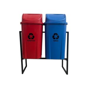 COLETA SELETIVA 60 LITROS – KIT COM 2 LIXEIRAS